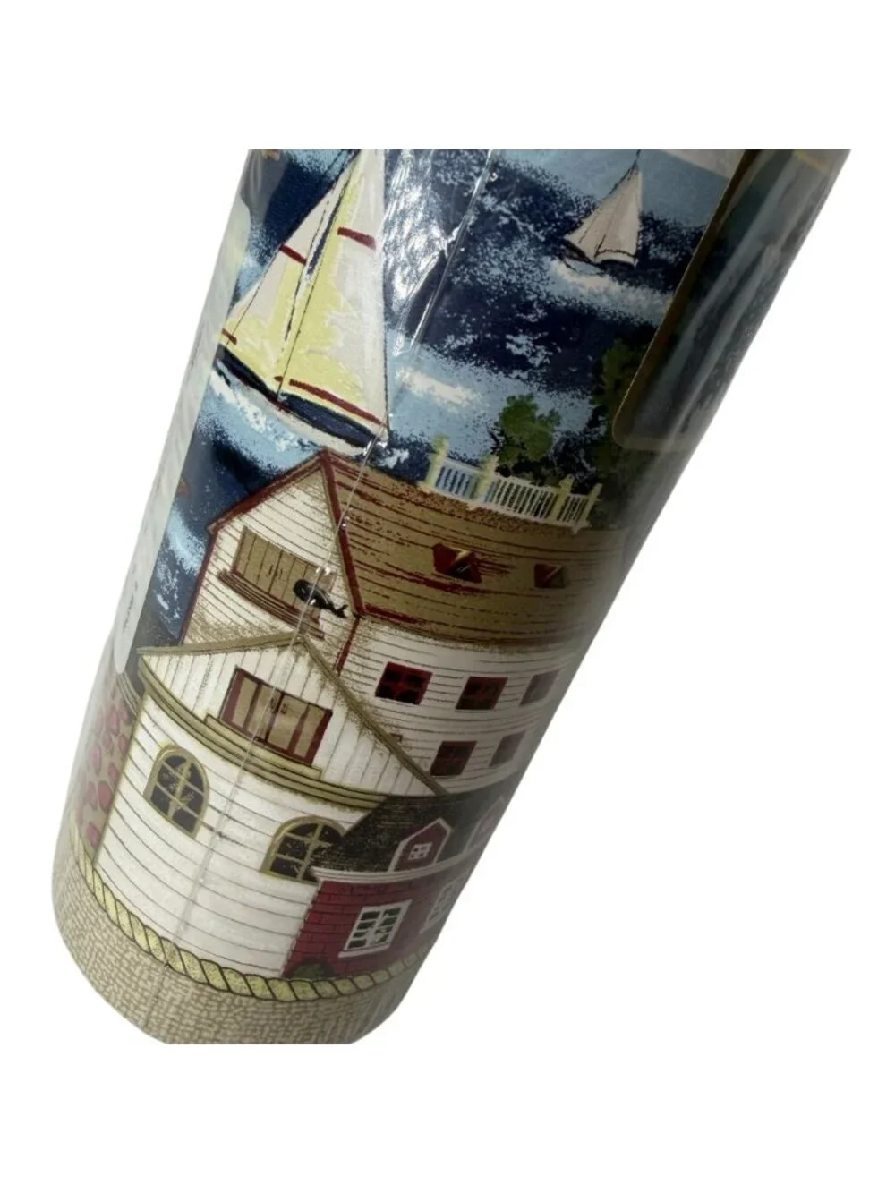 Seaport Wall Paper Border Country Coastal House Cottage Seaside Scenic Sailboat